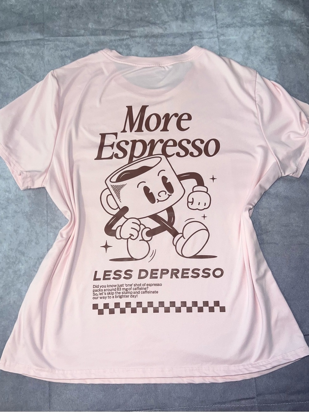 More Espresso Pink Graphic Tee - Casual Women Top